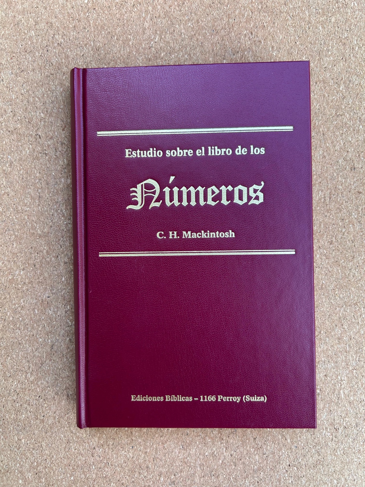 Portada de «Estudio sobre el libro de los Números» — Mackintosh, Charles Henry